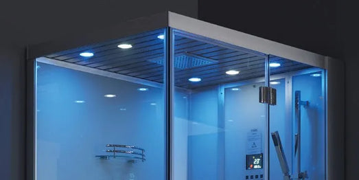 Ariel Platinum Ariel Platinum DZ972F8 Steam Shower | White or Black DZ972-White Steam Shower Topture