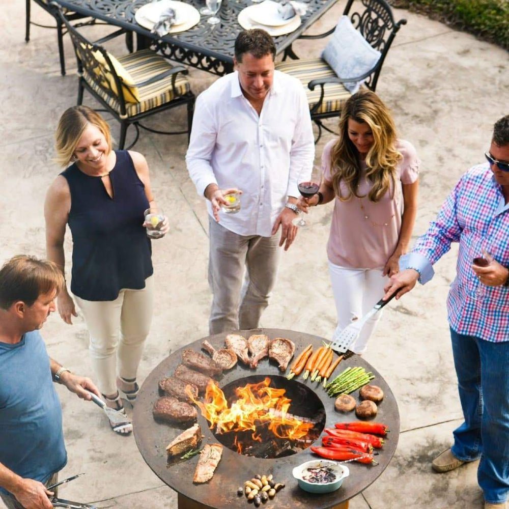 Arteflame Arteflame Classic 40" Black Label | Tall Round Base AFCLHRBBLK Outdoor Grills Topture
