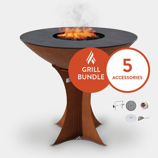 Arteflame Arteflame Classic 40" Grill | Euro Base | Home Chef Bundle | 5 Grilling Accessories C40EB-M Outdoor Grills Topture