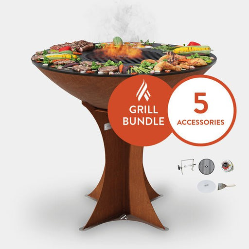 Arteflame Arteflame Classic 40" Grill | Euro Base | Home Chef Bundle | 5 Grilling Accessories C40EB-M Outdoor Grills Topture