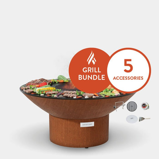 Arteflame Arteflame Classic 40" Grill | Low Round Base | Home Chef Bundle | 5 Grilling Accessories C40LRB-M Outdoor Grills Topture