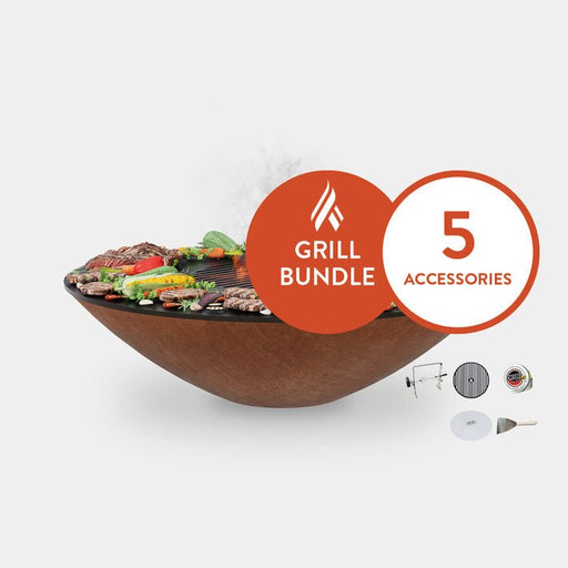 Arteflame Arteflame Classic 40" Grill with Fire Pit & Cooktop | Home Chef Bundle | 5 Grilling Accessories CLASSIC40M Outdoor Grills Topture