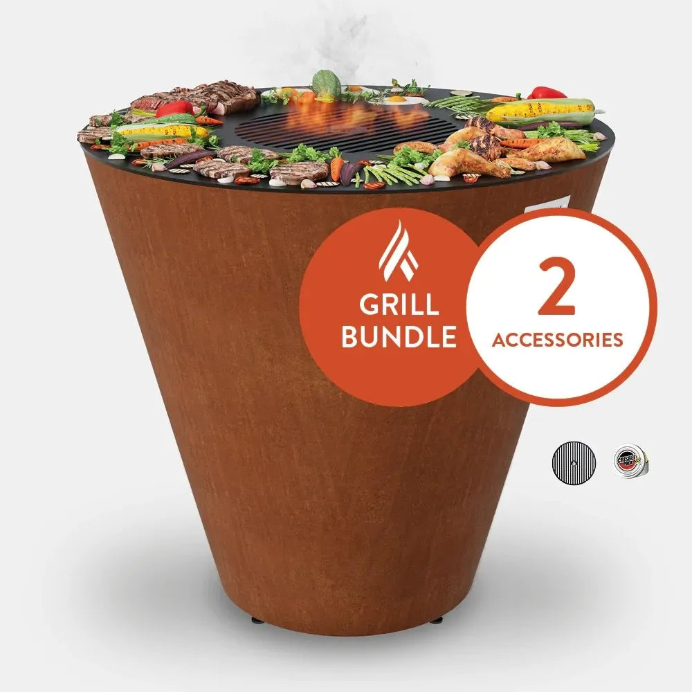 Arteflame Arteflame One 40" Grill | Starter Bundle | 2 Grilling Accessories ONE40-S Outdoor Grills Topture
