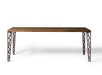 YumanMod Baltimore Dining Table 36 x 79 with Perforated Metal Legs CN-B-191 Dining Tables Topture