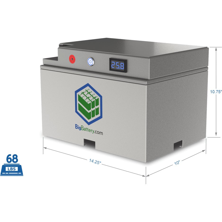Big Battery - 24V 4X FALCON ELITE KIT - LiFePO4 - 488Ah - 12.4kWh - Topture