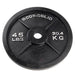 Body-Solid Tools Body-Solid OPB Individual Black Cast Iron Grip Olympic Weight Plates OPB45-2 Individual Weight Plates Topture