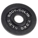 Body-Solid Tools Body-Solid OPB Individual Black Cast Iron Grip Olympic Weight Plates OPB5-2 Individual Weight Plates Topture