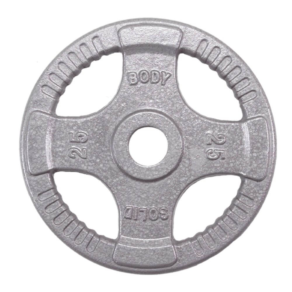 Body-Solid Tools Body-Solid OPT Individual Cast Iron Grip Olympic Weight Plates OPT25-2 Individual Weight Plates Topture