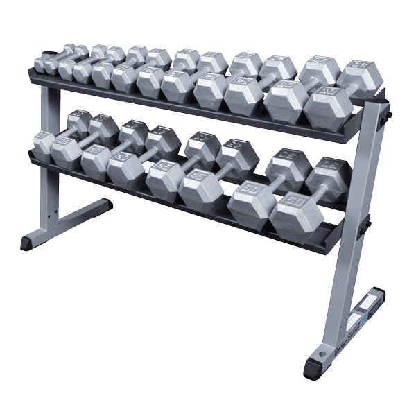 Body-Solid Tools Body-Solid Tools GDR60 Pro 2 Tier Dumbbell Rack GDR60 Dumbbell Rack Topture