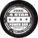 Body-Solid Tools Body-Solid Tools OB864STAR 4 Star Power Barbell - Black OB864STAR Olympic Barbell Topture