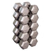 Body-Solid Tools Body-Solid Tools SDS Series Cast Iron Hex Dumbbell Sets SDS650 Dumbbell Set Topture