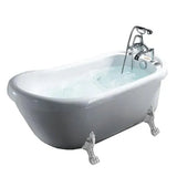 Mesa BT-062 Malibu Freestanding Whirlpool Clawfoot Tub - Mesa BT-062 Steam Shower Topture