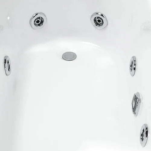 Mesa BT-062 Malibu Freestanding Whirlpool Clawfoot Tub - Mesa BT-062 Steam Shower Topture