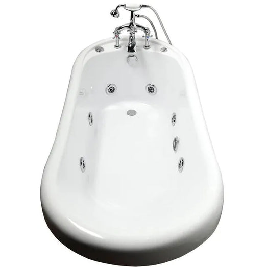 Mesa BT-062 Malibu Freestanding Whirlpool Clawfoot Tub - Mesa BT-062 Steam Shower Topture