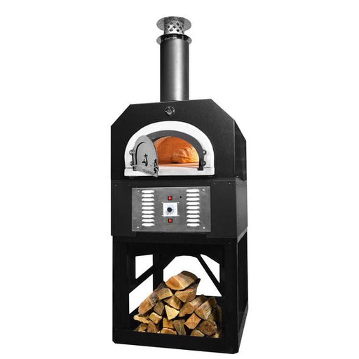 Chicago Brick Oven CBO 750 Hybrid Stand (Residential) | Dual Fuel (Gas and Wood) | Natural Gas CBO-O-STD-750-HYB-NG-SB-R-3K Pizza Ovens Topture