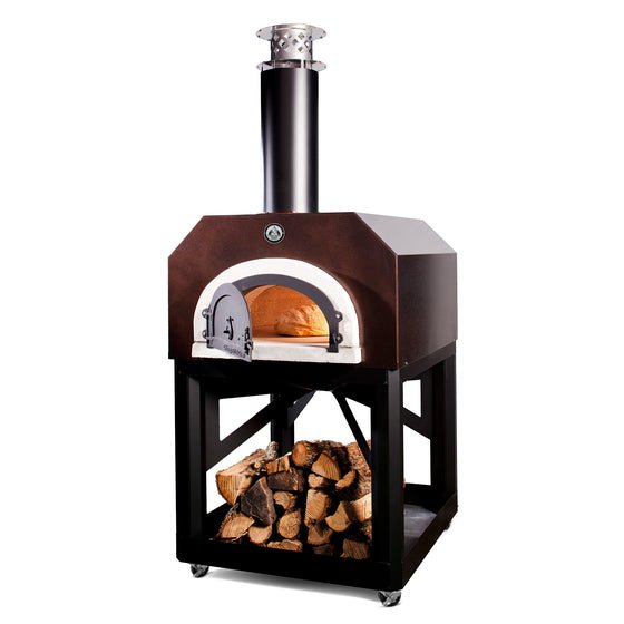 Chicago Brick Oven CBO 750 Mobile Stand | Wood Fired Pizza Oven | Remarkable Cuisine CBO-O-MBL-750-CV Pizza Ovens Topture