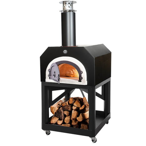 Chicago Brick Oven CBO 750 Mobile Stand | Wood Fired Pizza Oven | Remarkable Cuisine CBO-O-MBL-750-SB Pizza Ovens Topture