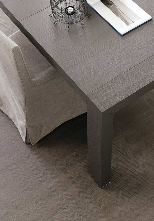 YumanMod Doppio Passo Dining Table Grey Open Pore - Extendable 35 x 63 (110) TM01.03.02 Dining Tables Topture