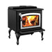 Drolet Drolet Escape 1800 on Legs - Bushed Nickel Door - Wood Stove | DB03112 DB03112 Wood Stoves Topture