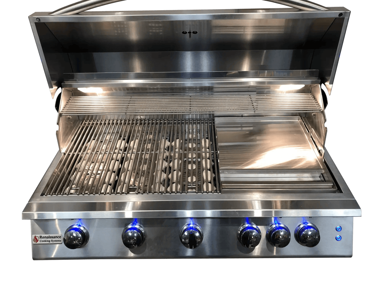 LeGriddle Dual Plate Stainless Steel and Cast Iron Griddle by Le Griddle, fits Premier Series(RJC) Grills RSSG3 Grilling Accessoires Topture