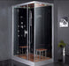 Ariel Platinum Ariel Platinum DZ961 Steam Shower in White/Black DZ961L-Black Steam Shower Topture