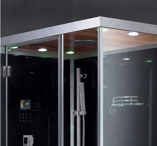 Ariel Platinum Ariel Platinum DZ961 Steam Shower in White/Black DZ961R-Black Steam Shower Topture