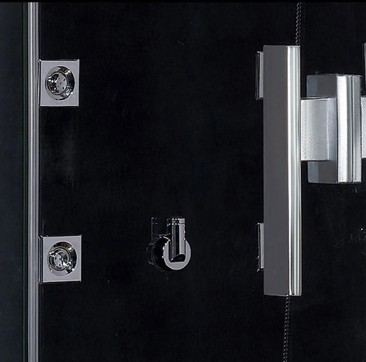 Ariel Platinum Ariel Platinum DZ961 Steam Shower in White/Black DZ961R-Black Steam Shower Topture