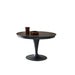 YumanMod Elise Dining Table Round 47 x 47 (64) - Dark Oakwood Extendable OZ01.04.06 Dining Tables Topture