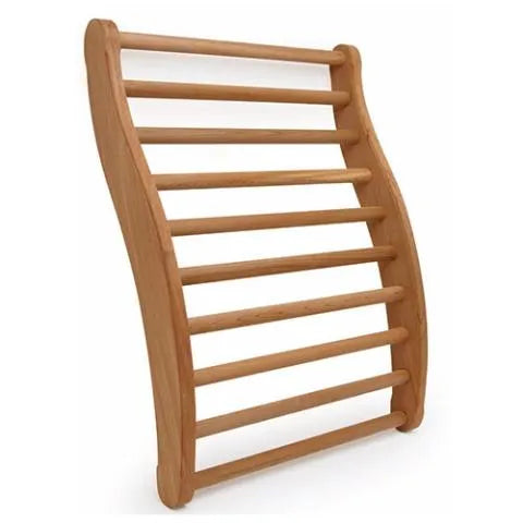 Finnmark Ergonomic Cedar Backrest - Canadian Red Cedar Ergonomic S-Shape Sauna Backrest - Topture