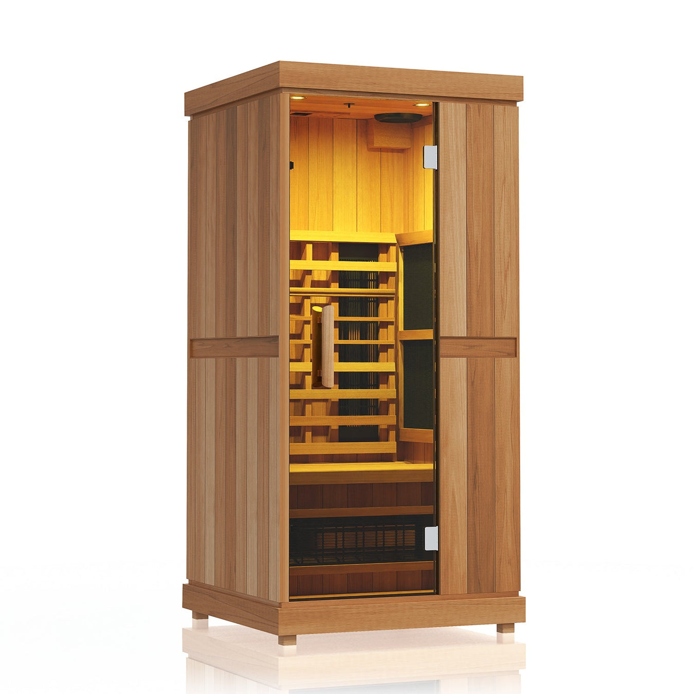 Finnmark FD-1 Full-Spectrum Infrared Sauna - 1-Person Home Infrared Sauna - Topture