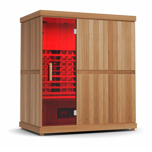 Finnmark FD-3 Full Spectrum Infrared Sauna - 4-Person Home Infrared Sauna - Topture