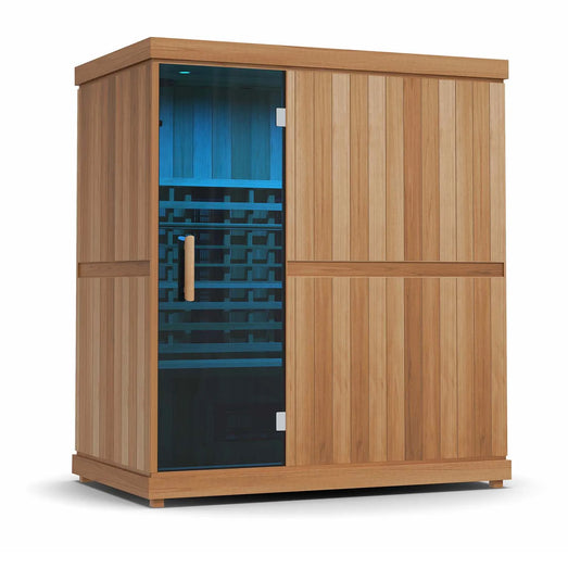 Finnmark FD-3 Full Spectrum Infrared Sauna - 4-Person Home Infrared Sauna - Topture
