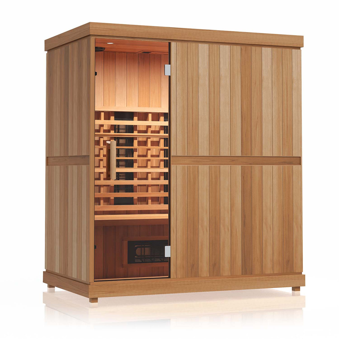 Finnmark FD-3 Full Spectrum Infrared Sauna - 4-Person Home Infrared Sauna - Topture