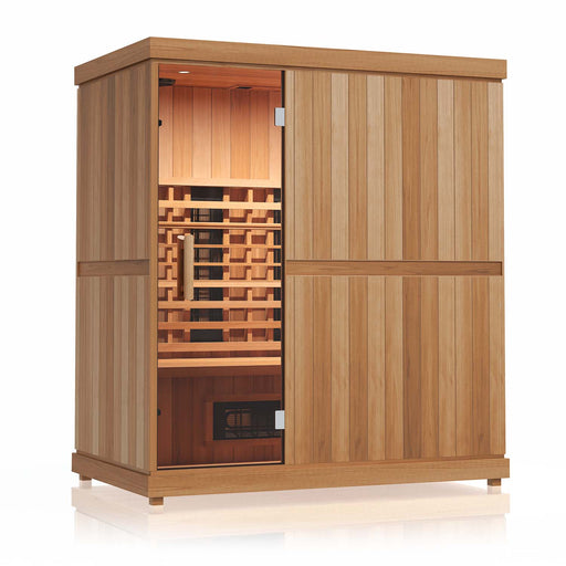 Finnmark FD-3 Full Spectrum Infrared Sauna - 4-Person Home Infrared Sauna - Topture