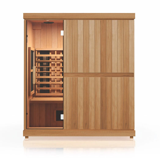 Finnmark FD-3 Full Spectrum Infrared Sauna - 4-Person Home Infrared Sauna - Topture