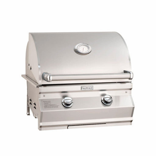 Fire Magic Grill Fire Magic Grill 24" 2-Burner Choice Multi-User CM430i Built-In Gas Grill w/ Analog Thermometer CM430I-RT1N Gas Grills Topture