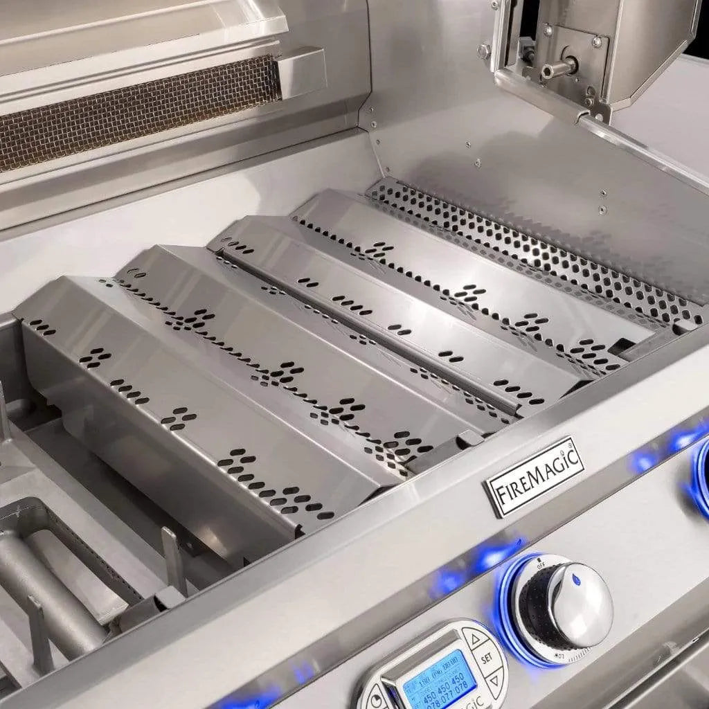Fire Magic Grill Fire Magic Grill 30" 3-Burner Aurora A660s Gas Grill w/ Analog Thermometer A660S-7EAP-61-W Gas Grills Topture