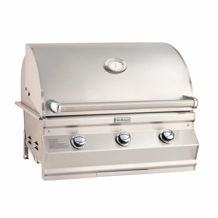 Fire Magic Grill Fire Magic Grill 30" 3-Burner Choice Multi-User CM540i Built-In Gas Grill w/ Analog Thermometer CM540I-RT1N Gas Grills Topture