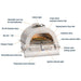 Fire Magic Grill Fire Magic Grill Built-in Pizza Oven 5600P Pizza Ovens Topture