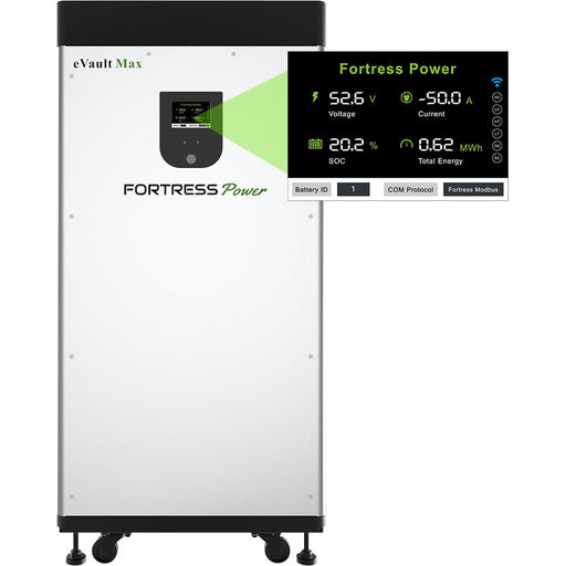 Fortress Power eVault Max 18.5kWh LFP Battery - Topture