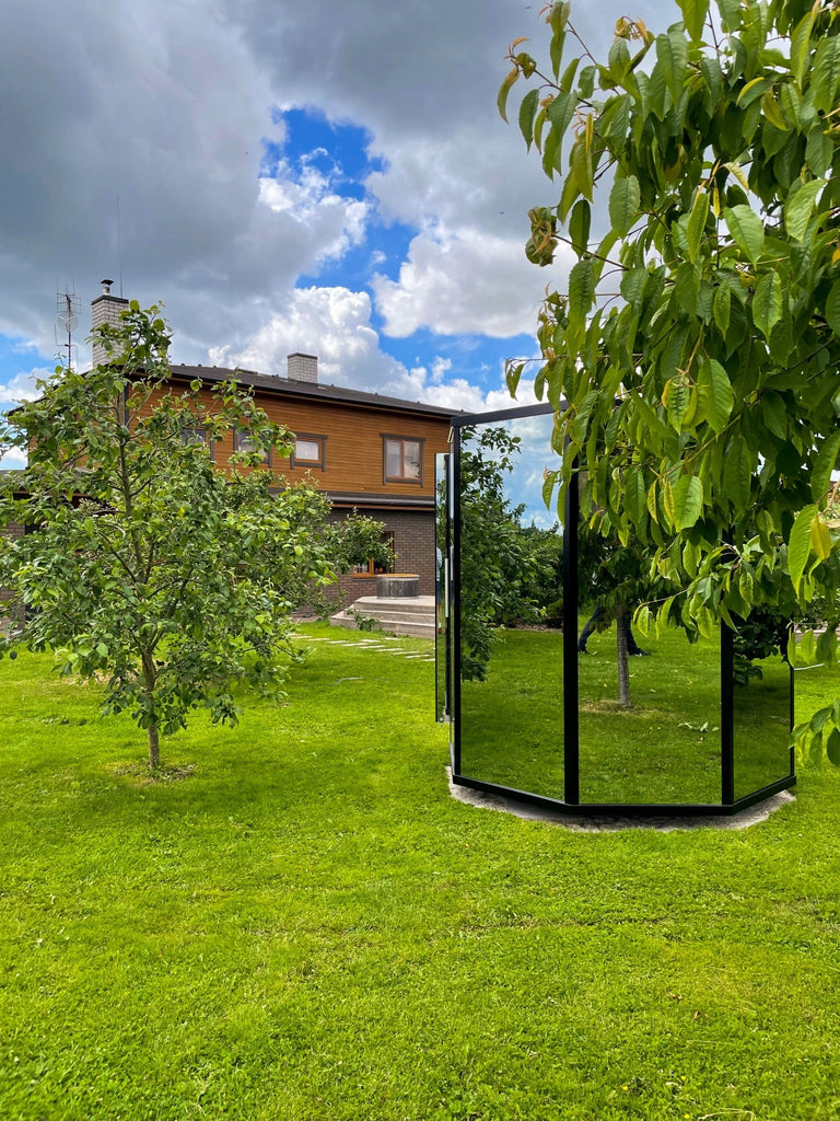 Haljas Houses Haljas Hele Glass Single Standard 4-Person Outdoor Sauna House HSSASW Outdoor Saunas Topture