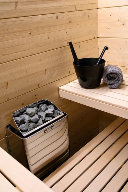 Harvia Harvia KIP Series Electric Heater with Built-In Time and Temperature Controls (3kw/ 4.5kW/ 6kW/ 8kW) JH30B2401 Electric Sauna Heater Topture