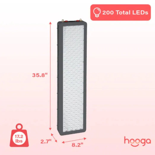 Hooga Hooga HG1000 - Full Body Red Light Therapy Device HG1000 Red Light Therapy Device Topture