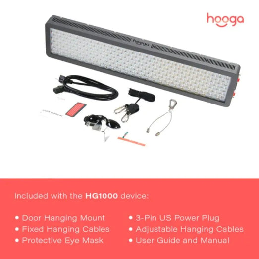 Hooga Hooga HG1000 - Full Body Red Light Therapy Device HG1000 Red Light Therapy Device Topture
