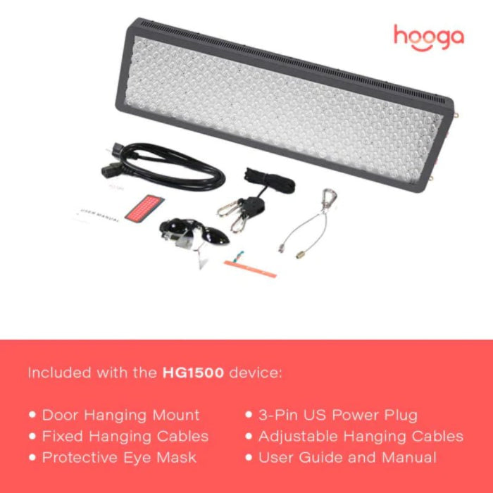 Hooga Hooga HG1500 - Full Body Red Light Therapy Device HG1500 Red Light Therapy Device Topture