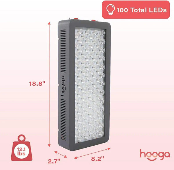 Hooga Hooga HG500 - Half Body Red Light Therapy Device HG500 Red Light Therapy Device Topture