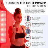 Hooga Hooga HG500 - Half Body Red Light Therapy Device HG500 Red Light Therapy Device Topture