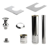 HUUM HUUM Barrel Chimney Kit CHIMNEYSET-BRL Sauna Accessoires Topture