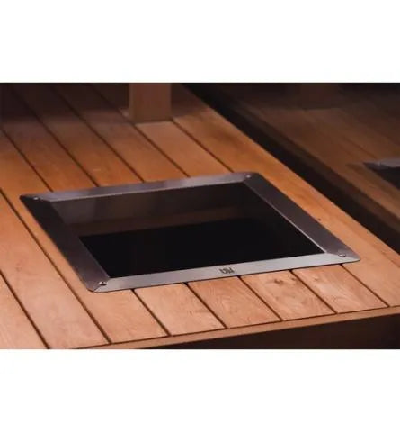 HUUM HUUM Flange CS - Embedding Flange for CLIFF/STEEL Series Sauna Heaters SLIM-EFLANGE Sauna Accessoires Topture