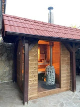 HUUM Thru-Ceiling Chimney Kit - Topture